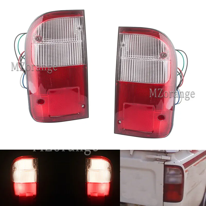 

Rear Bumper Reflector light For Toyota Hilux Mk4 1997 1998 1999 2000 2001 2002 2003 - 2006 Tail Stop Brake Lamp Car Accessories