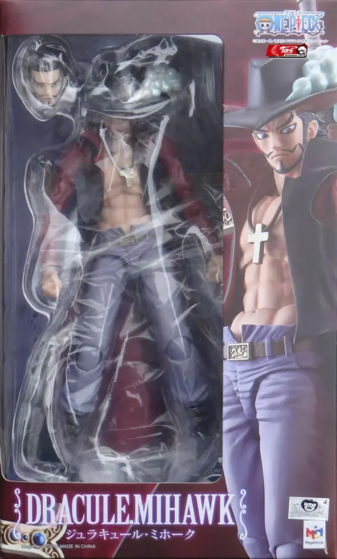 100% Оригинальные экшн фигурки MegaHouse с переменными героями VAH Dracule Mihawk из ONE PIECE|dracule