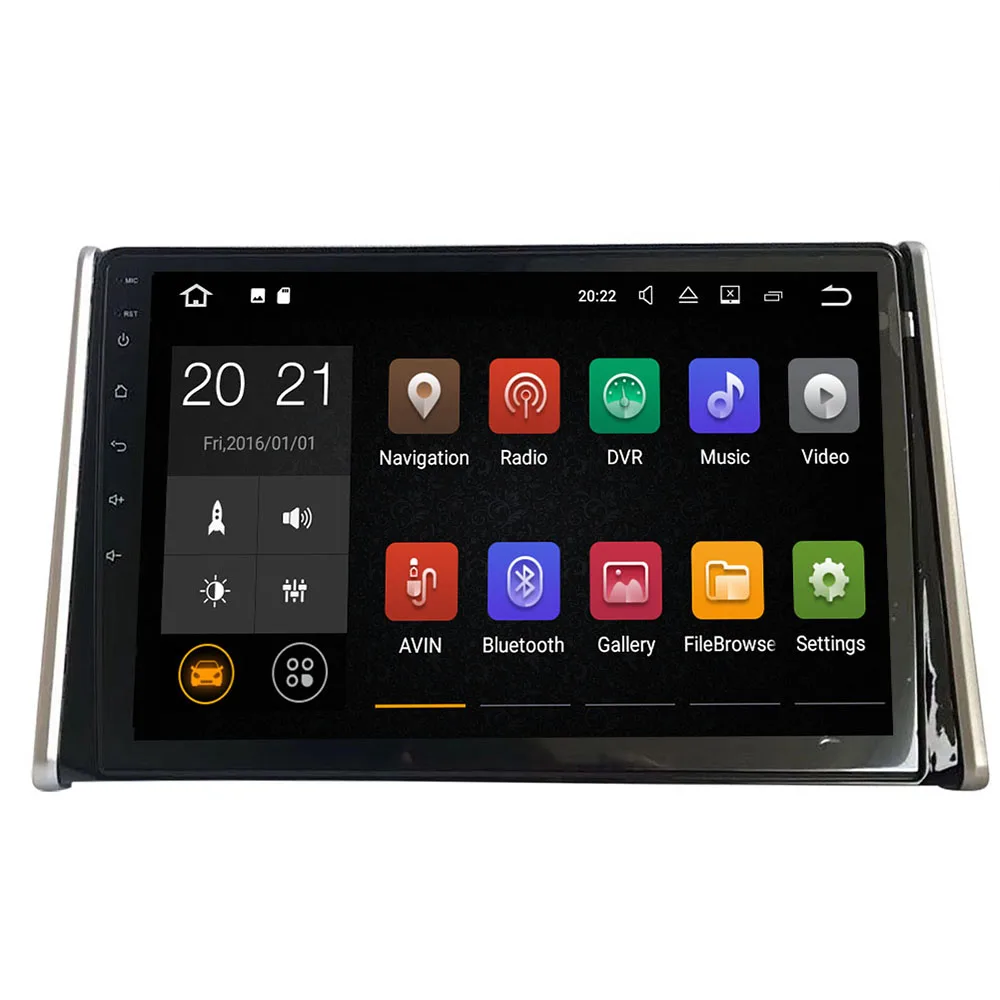 Автомобильный dvd android 10 Восьмиядерный px5 для Toyota rav4 2019 2020 4 Гб RAM GPS навигация