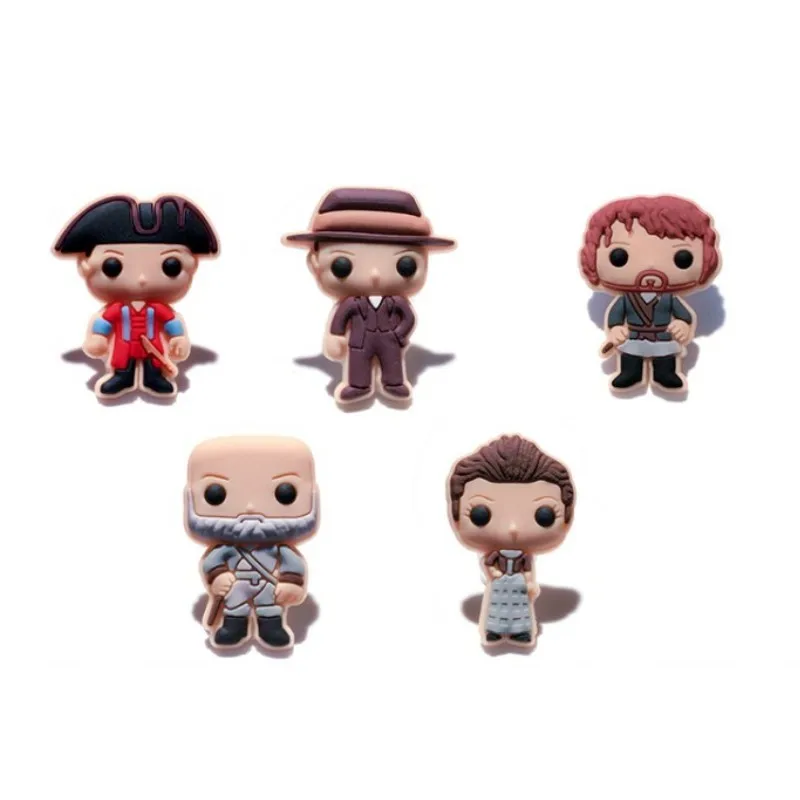 P5060 mix8pcs 8 шт. Outlander Hot Movie Figure магнитные наклейки ПВХ магниты для доски сувенирные магниты на холодильник DIY Декор Рождественский подарок - Цвет: P5060 mix8pcs