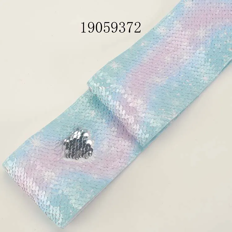 Новинка 5 ys " 75 мм bling-bling двусторонние пайетки лента постепенная замена ленты - Color: 19059372