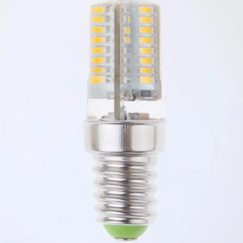 Hobbylan Высокая светящаяся E14 220В 64LED точечная лампа 3014 SMD без мерцания светодиодная