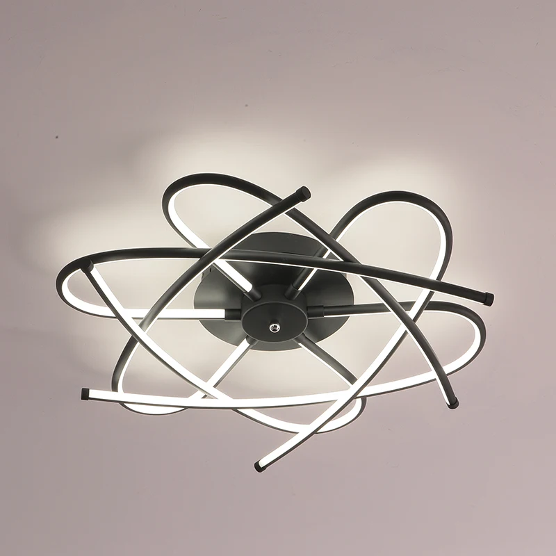 Люстры освещение для гостиной спальни Lustre fro home 110V 220V алюминиевая Потолочная люстра для дома с дистанционным затемнением