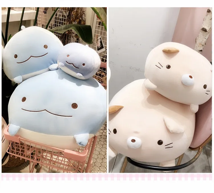 Большой размер, высокое качество, Sumikko Gurashi San-X уголок, био игрушка, милые куклы для детей, мягкий пуховик, хлопок, детские животные, домашний декор