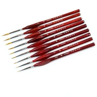 1 piece paint brush miniature detail fineliner nail art drawing brushes wolf half paint brushes for acrylic painting supplies