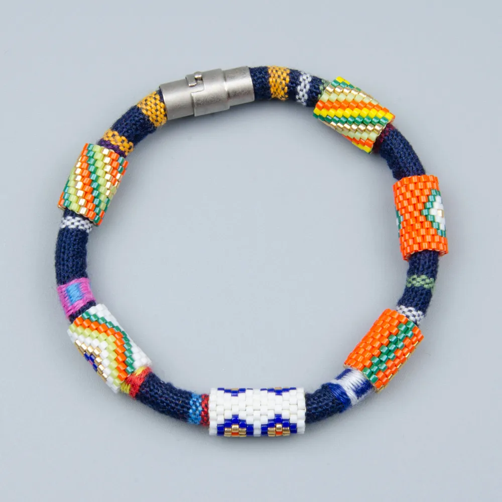 Go2boho, браслет от сглаза, Boho Bileklik Delica Miyuki, браслеты для женщин, богемные ювелирные изделия, Браслеты Mujer Moda, подарок ручной работы