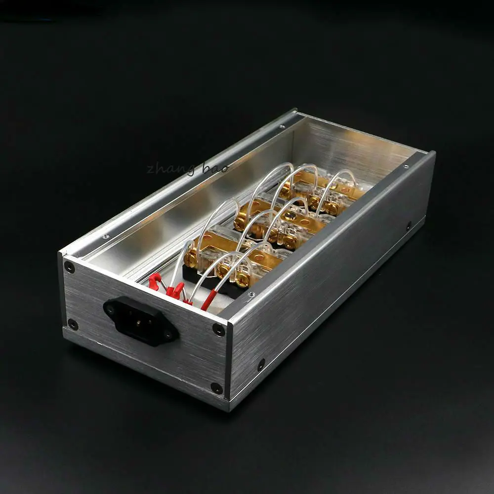 HIFI алюминий позолоченный фосфорная Медь США Стандартный распределитель питания 6 мест блок питания разъем