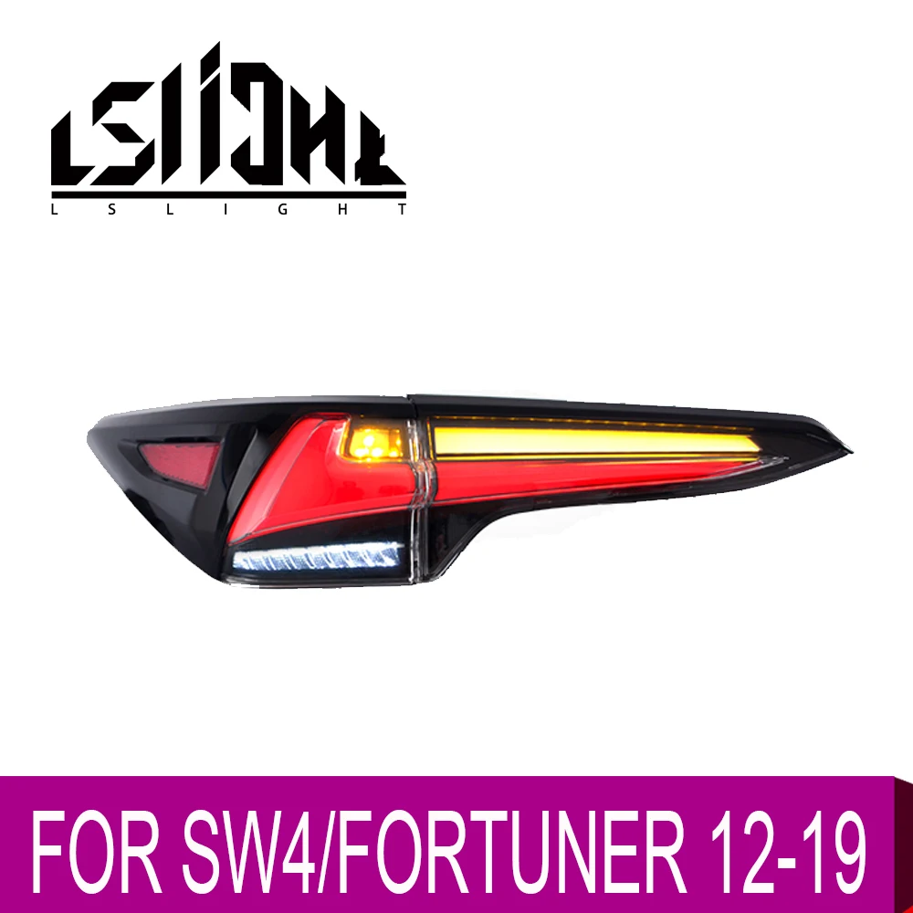 LS светильник для TOYOTA SW4 FORTUNER 2017 2018 2019 светодиодный задний фары сборки s лампы бега