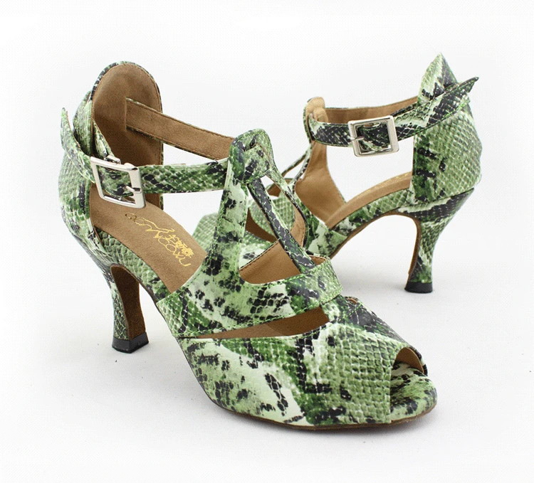 Женские туфли из искусственной кожи для латинских танцев бальных обувь танго и