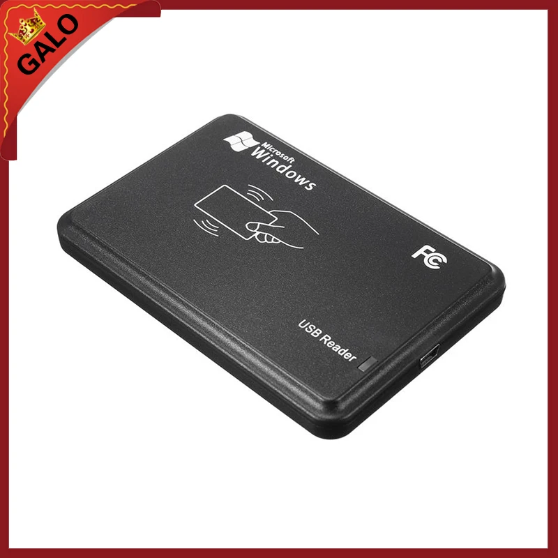 Черный USB RFID Бесконтактный датчик Smart ID EM4001 125 кГц кардридер TK4100|Оборудование для