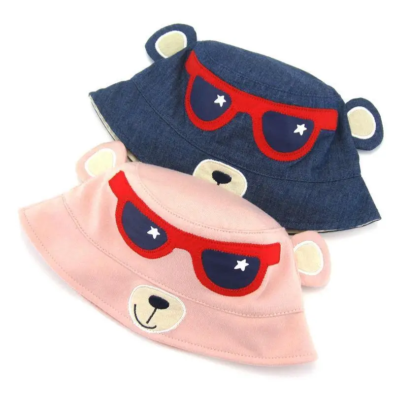 1 шт. мультяшная детская шапка летняя Осенняя хлопковая Солнцезащитная Панамка