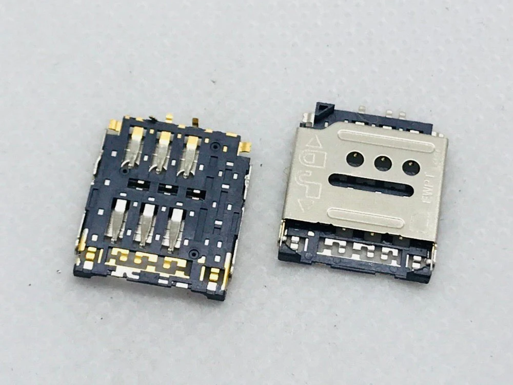 

P7 P6 G6 2 IN 1 Honor Changwan MOLEX LCN Patch Flip Micro SIM SD TF Card Slot Tray Holder Adapter Socket Connector Mainboard FPC