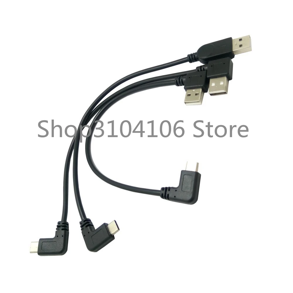USB 3.1 Type A 90 градусов левый и правый угол штекер к C синхронизация данных зарядный