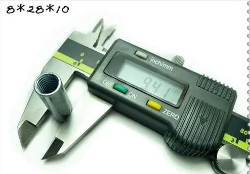 2 шт./лот M12* 40/M10*35/M8*29/M6*24 розовый шарнир адаптер threader стержень бар заглушка круглый Соединительный разъем длинные nuts263