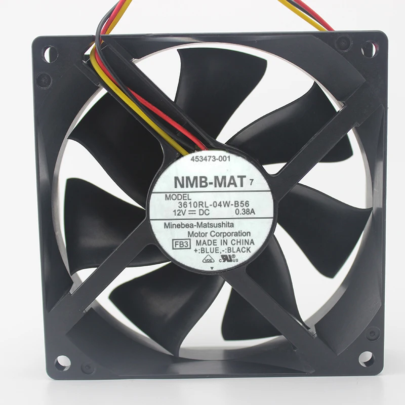 Подлинный 3610RL-04W-B56 9025 12V 0.38A 9CM вентилятор для сервера