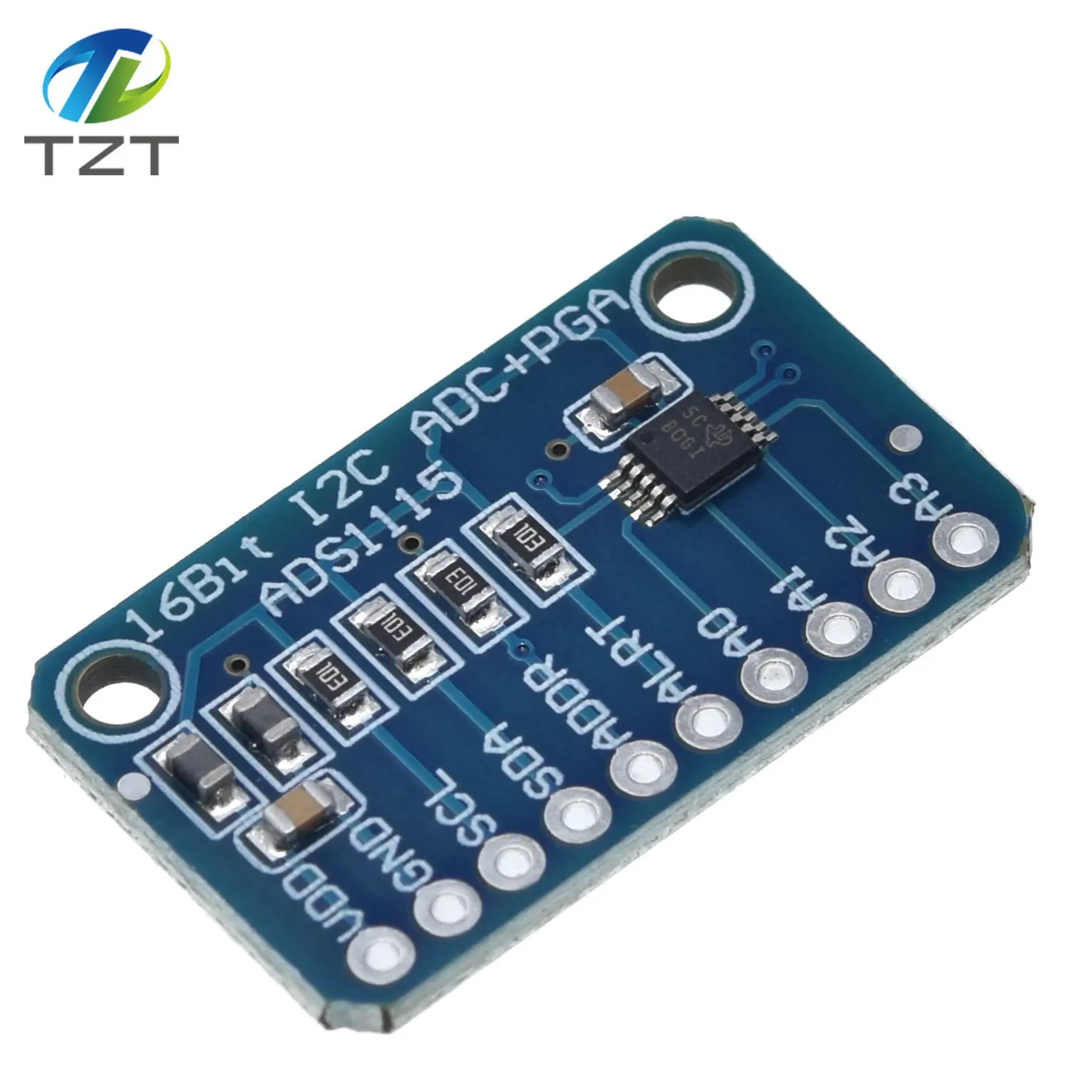 TZT 16 бит IEC ADS1115 модуль АЦП 4 канала с Pro усилителем усиления для Arduino RPi