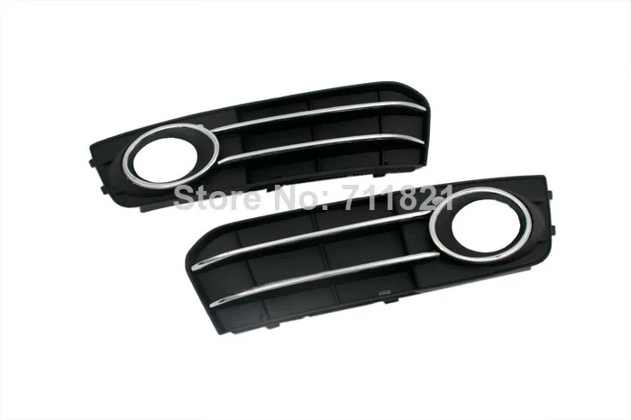 Передний противотуманный светильник решетка с хромированной линией для Audi A4 B8 2008