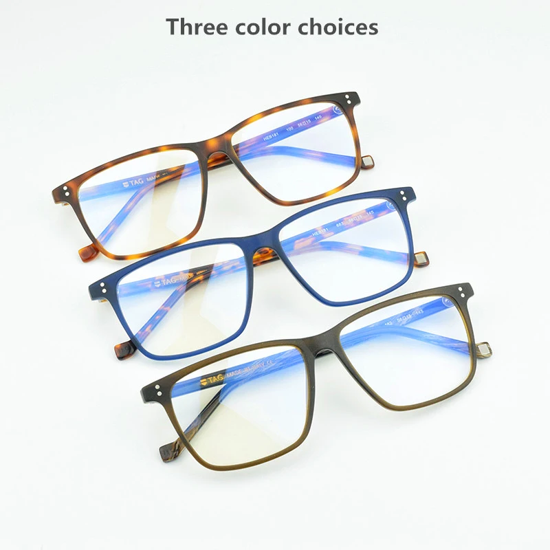 2019 оправа для очков в стиле ретро марка Hezekiah большая коробка очки компьютера от