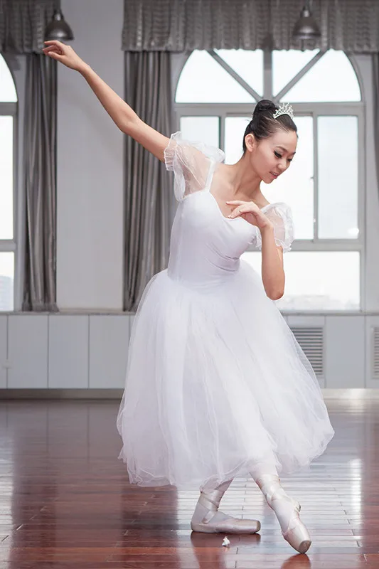

2020 new professional ballet Swan Lake tutu veil costume adult ballet skirt Puff White Classic Ballet Skirt Dress Ballet Costume