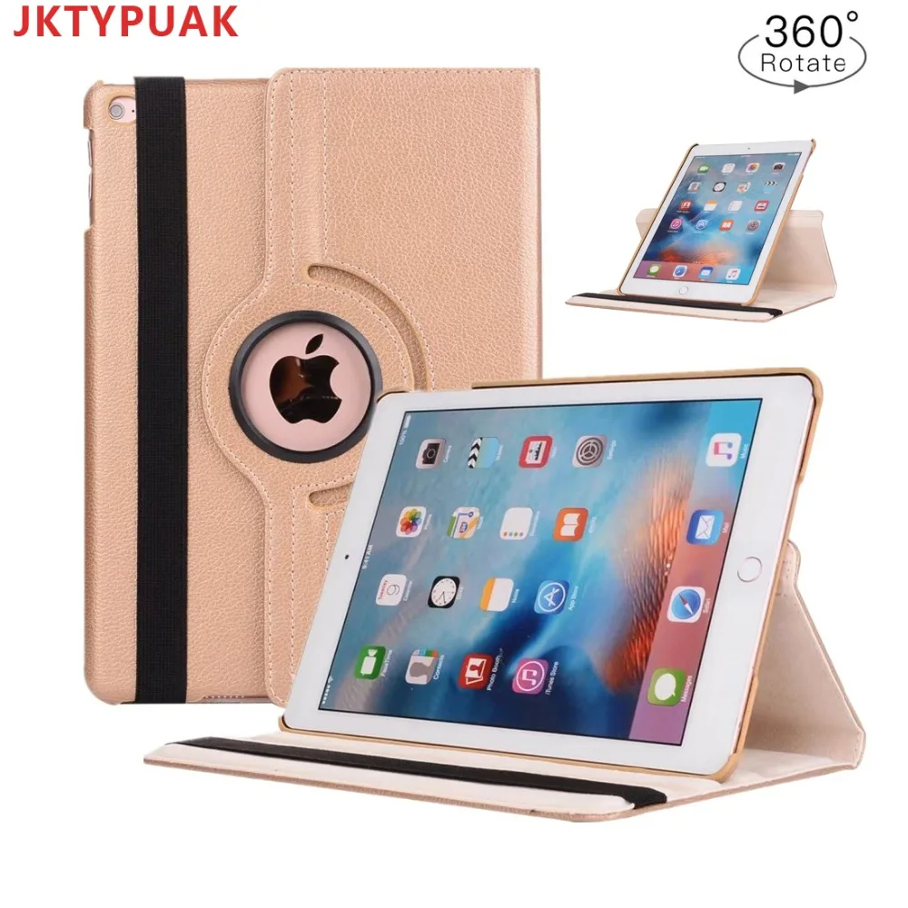 Чехол для Apple iPad Pro 12 9 модель 2015/2017 вращающаяся на 360 градусов подставка кожаный