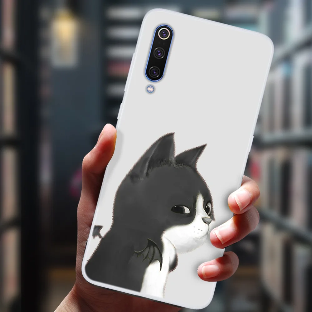 Модный милый чехол для телефона с мультяшными животными Xiaomi MI 9 SE рисунком мягкий