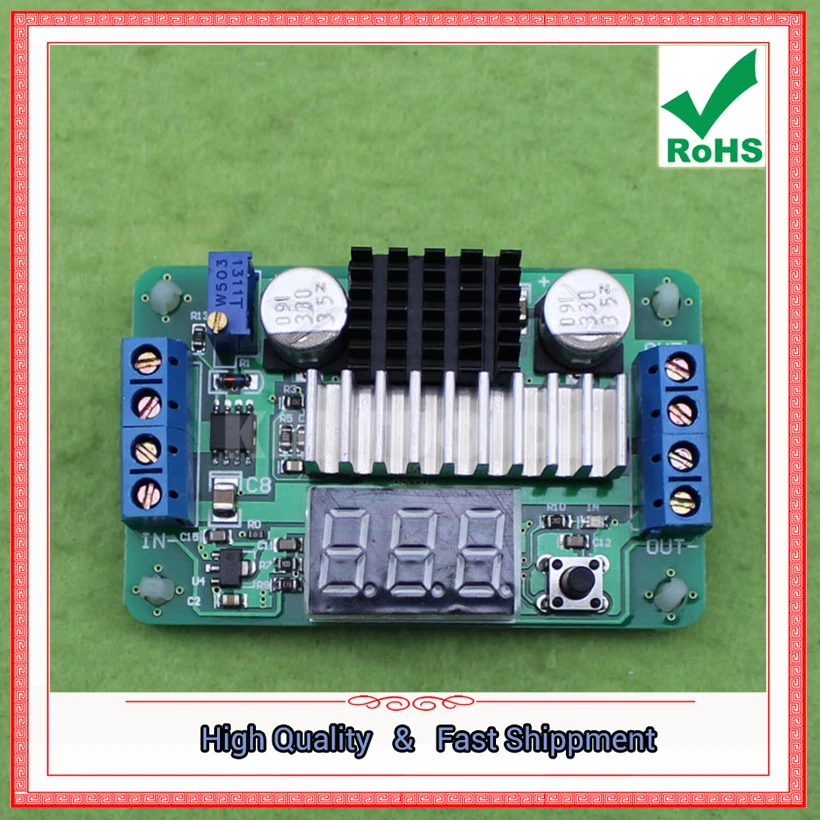 DC step up LTC1871 Boost 3 5 v 30V 100W двойной дисплей вольтметр Super LM2577 модуль питания