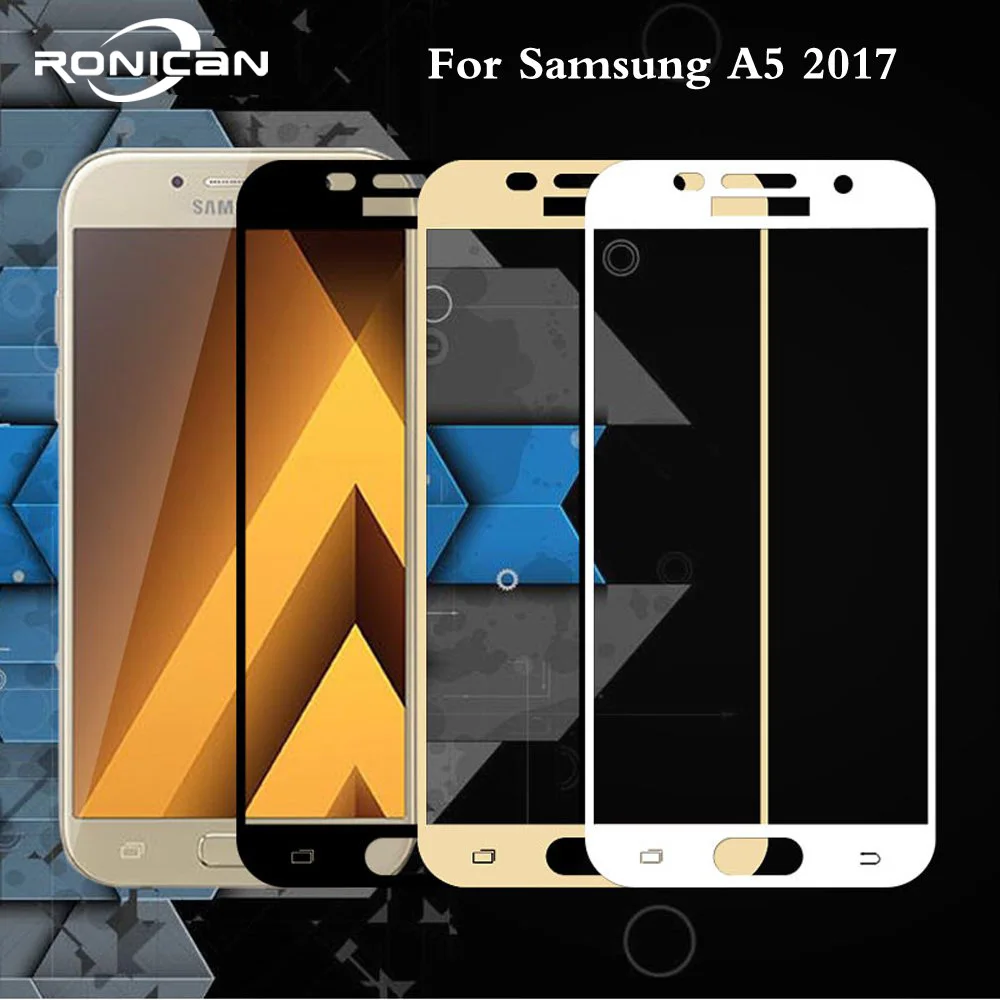 Полное покрытие закаленное стекло для Samsung Galaxy J3 Pro J5 J7 Prime Note 4 5 A3 A5 A7 2016 2017 S6 S7