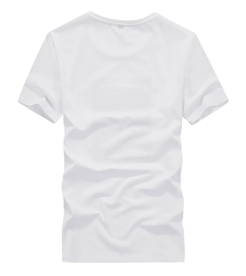 Для мужчин s футболки модные 6XL новый летний хлопковые топы принты Camisetas Hombre