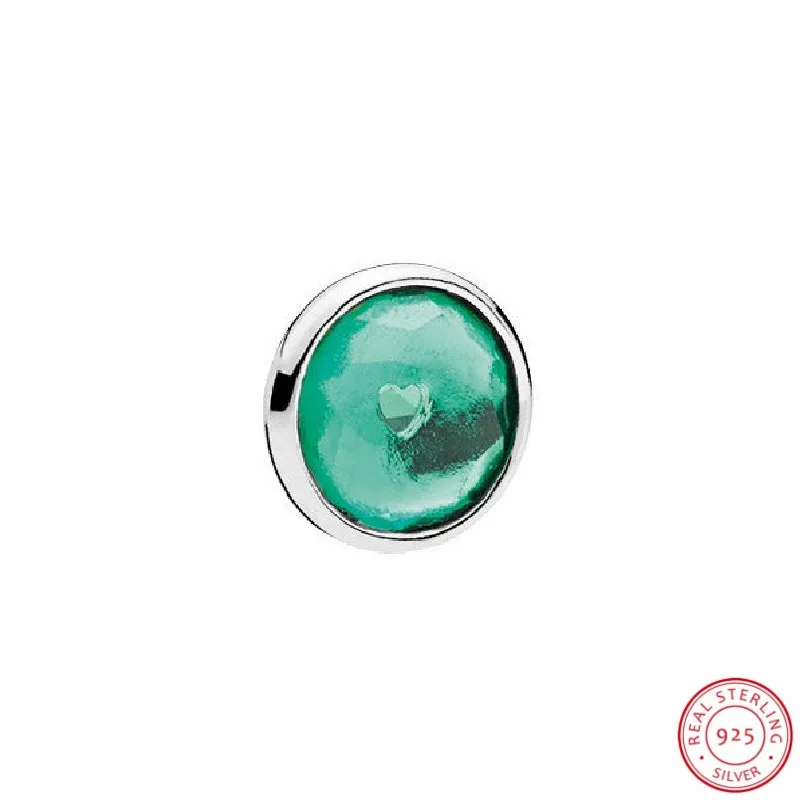 925 стерлингового серебра может капелька миниатюрные бусины DIY Fit Pandora плавающий