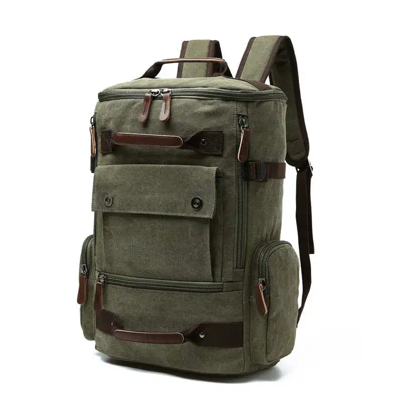 army green Новые мужские походные рюкзаки для путешествий, школьный рюкзак для ноутбука, армейский водонепроницаемый рюкзак для мальчиков-подростков, рюкзак Mochila - Цвет: army green