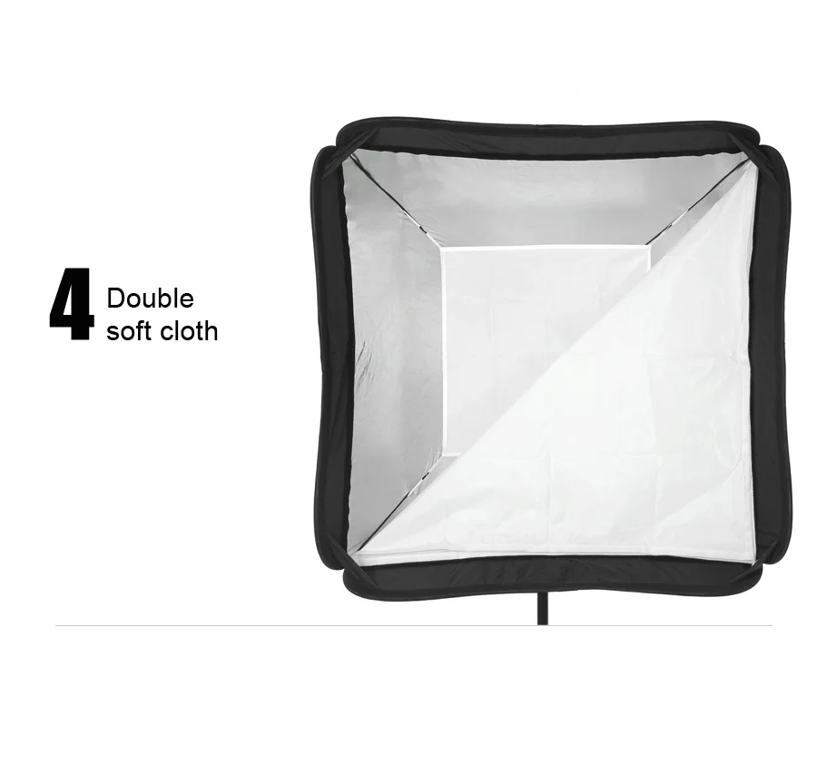 Godox 80x80 см 31x31 дюйма вспышка Speedlite софтбокс+ S Тип Кронштейн Bowens крепление комплект с 2 м светильник стенд для фотографии камеры
