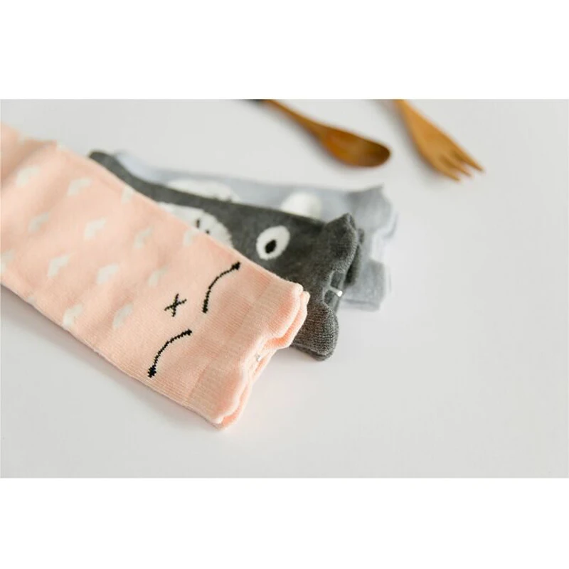1 пара Детские хлопковые носки с рисунком кота совы животных|knee socks girls|socks girlsgirls