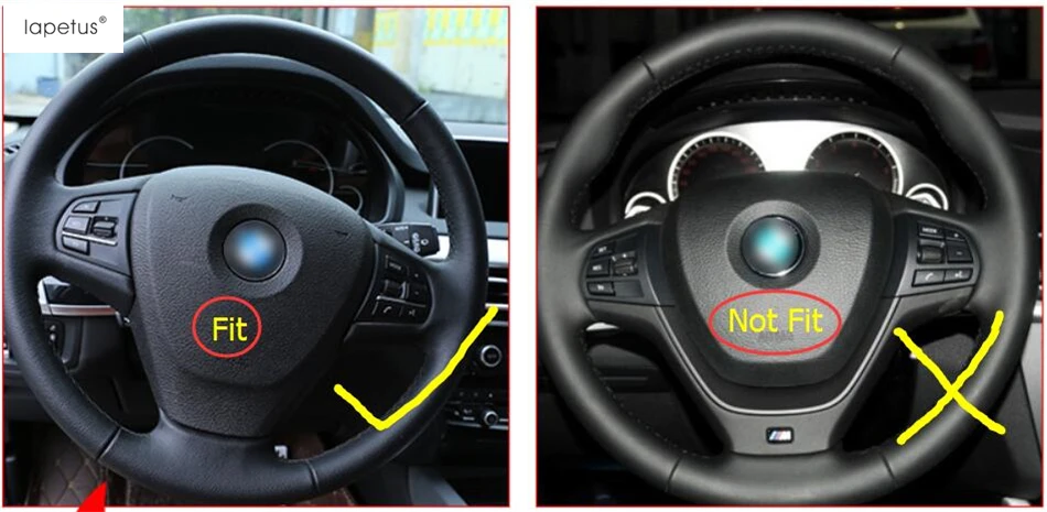 Аксессуары Lapetus для BMW X3 F25 / X4 F26 2013 2017 Матовый Стиль декор колес передним рулем u