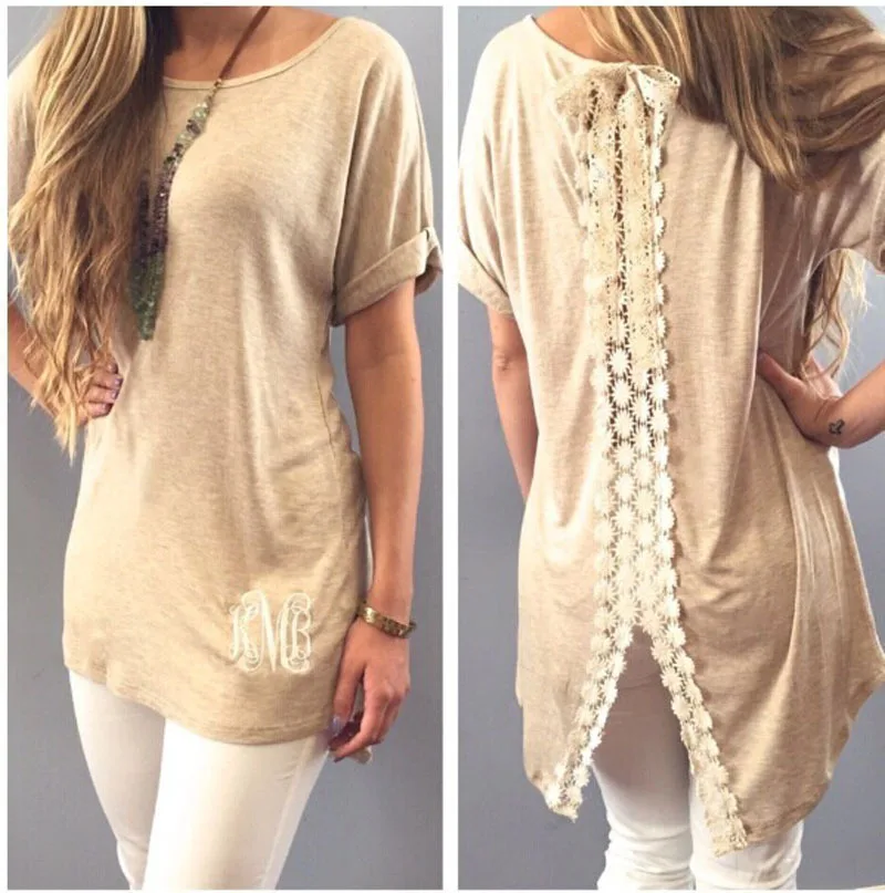 Горячая Распродажа 2017 мягкая блузка из хлопка с кружевами и коротким рукавом 3