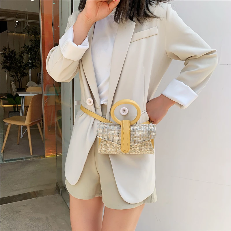 Сумки через плечо для женщин 2019 летняя новая простая Соломенная пляжная сумка