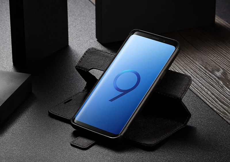 WHATIF чехол для samsung Galaxy S10 S9 S8 Note10 Plus Note 10 9 8 откидная крышка съемная крафт-бумага кожаный бумажник чехол
