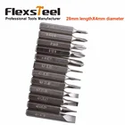 Набор прецизионных отверток Flexsteel хорошего качества, 12 шт., в том числе PH000,PH00,PH0,PH1,PH2,SL1,SL1,SL1.5,SL2,SL2.5,SL3,SL3.5,SL4