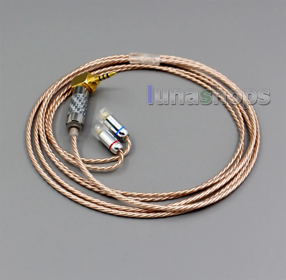 LN006373 Hi Res посеребренный XLR 3 5 мм 2 4 кабель для наушников Sennheiser IE8 IE8i IE80 IE80s