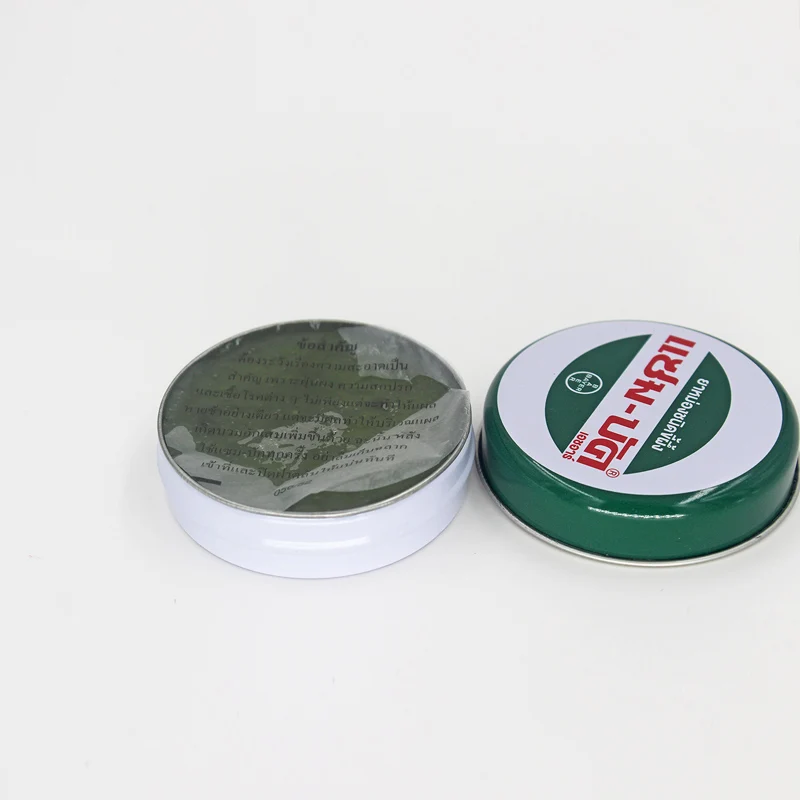 2. Таиландский крем с зелеными травами Зам Бук Wuqing охлаждающее масло 18 г пластырь