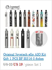 Русский склад Подлинная Joyetech эго AIO комплект с 2 мл танковой сборки в 1500 мАч Батарея 0.6ohm BF SS316 Vape ручка электронная сигарета