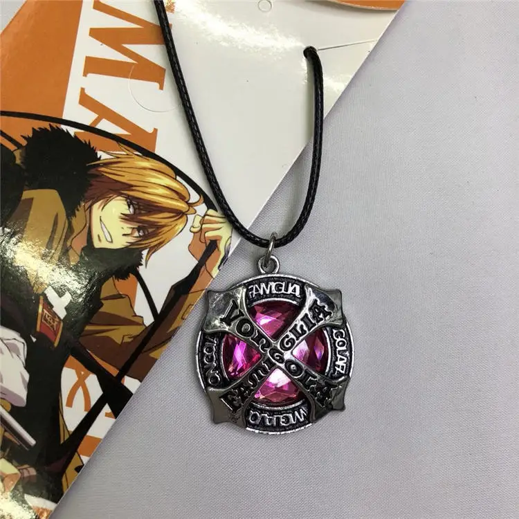 Модное ювелирное ожерелье kateyo Hitman Reborn Sawada Tsunayoshi аниме косплей брелок Vongola для мужчин wo мужчин детский подарок