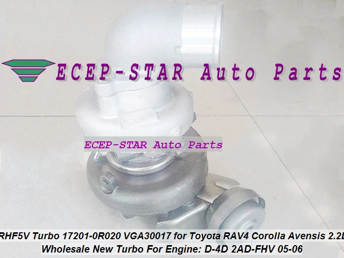 RHF5V VB13 172010R020 17201 0R022 VBA30017 VCA30017 Turbo для Toyota RAV4 D 4D Corolla Avensis Auris Verso 2AD FHV 2ADFHV 2.2L|turbo turbo