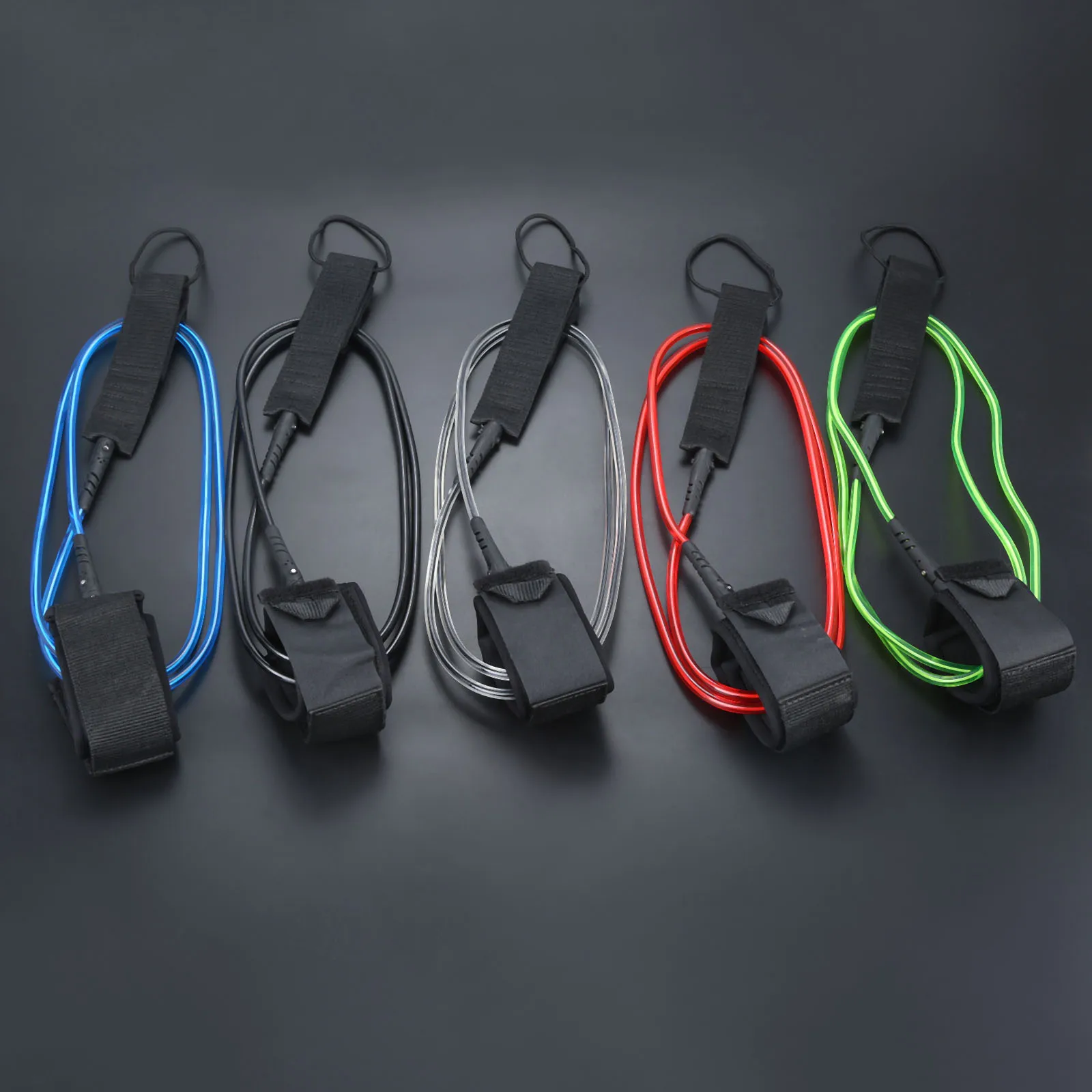 7 мм 6ft прямые Лиш для серфинга ноге веревку с двойной магнитной Вертлюги и Мягкий