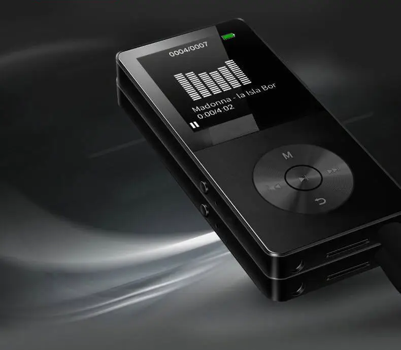 Модные из сплава металлов HIFI MP 3 плеер 8 Гб FM радио TF карта видео мини Спорт Walkman с