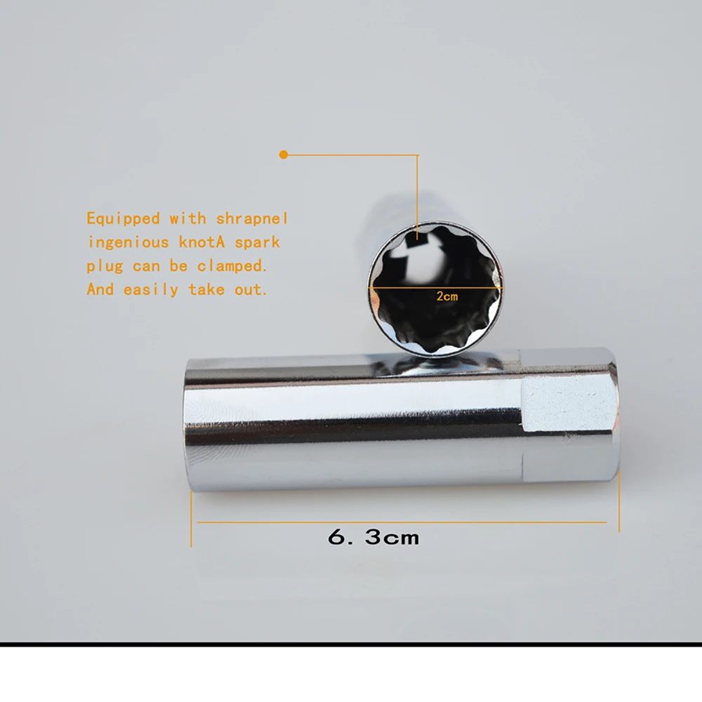 Специальный торцевой ключ с авторазъемом головка для свечи 3/8 дюйма 16 мм ручная