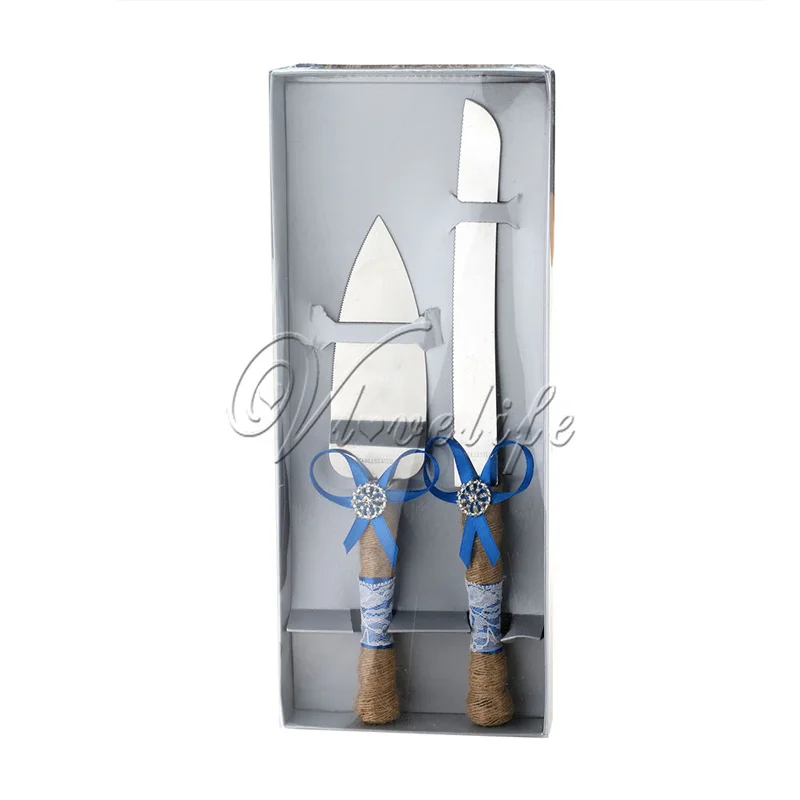 Набор ножей для свадебного торта из нержавеющей стали 2 шт./компл. резак с