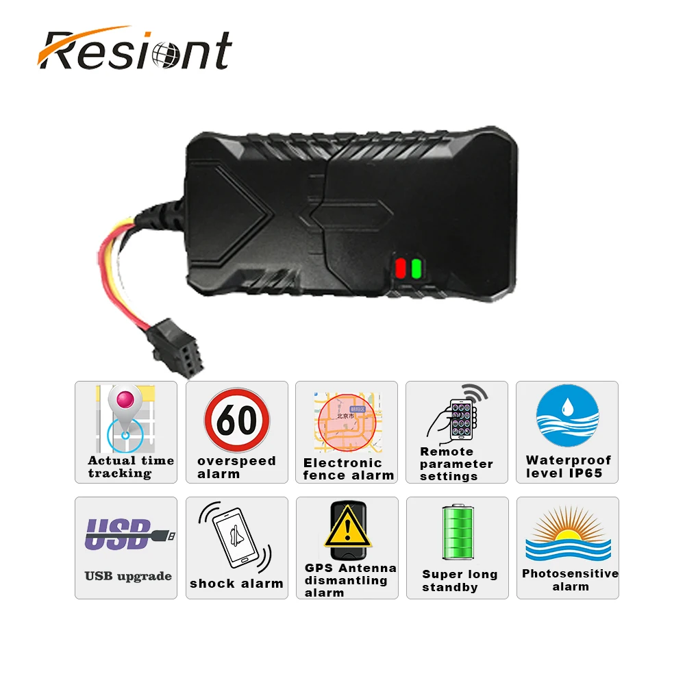 Мини водостойкий встроенный аккумулятор GSM gps трекер RX5018 для автомобиля