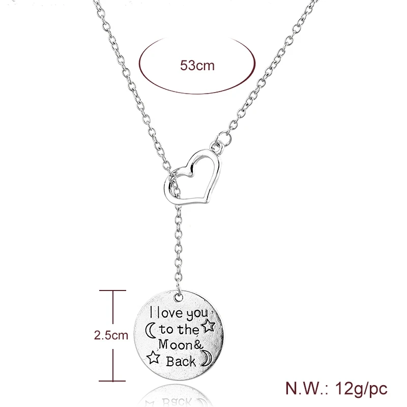 Ожерелье с подвеской в виде сердца на День Матери