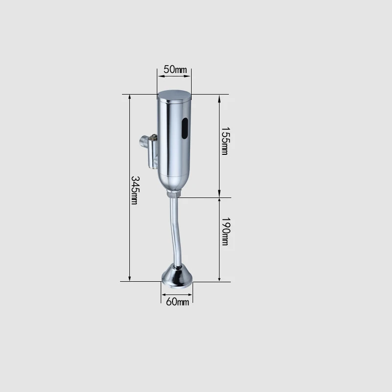 bathroom sensor touchless urinal flush valve toilet exposed wall mounted automatic dc 6v accessories free global shipping