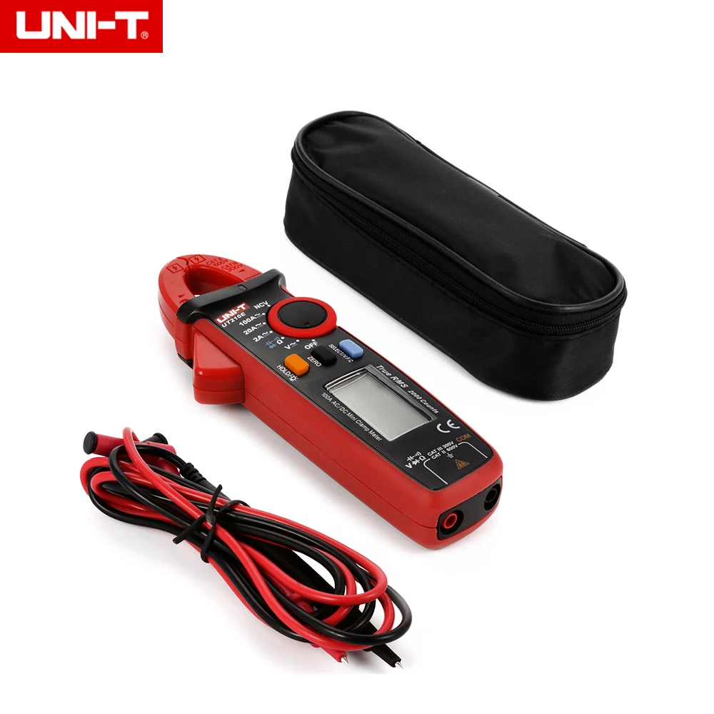 UNI-T UT210E/UT210C True RMS мини Цифровые токоизмерительные клещи AC/DC Автоматический диапазон 2000 счетчик ЖК-дисплей цифровой мультиметры диод